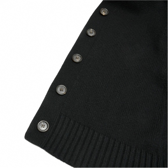 DEREK LAM Black Label Cashmere Cardigan in Black Size M - Picture 5 of 10